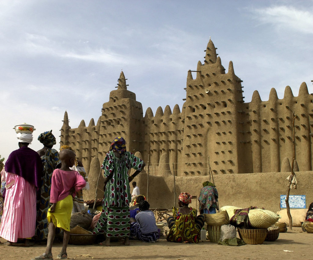 Grande mosquée de Djenné,(Mali) patrimoine mondiale de l'UNESCO